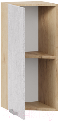 Шкаф навесной для кухни ТриЯ Гранита 1В3Т (дуб крафт золотой/бетон снежный)