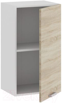 Шкаф навесной для кухни ТриЯ Гранита 1В4 (белый/дуб сонома)