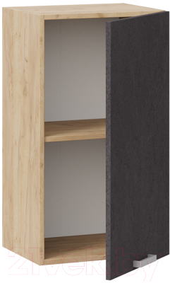 Шкаф навесной для кухни ТриЯ Гранита 1В4 (дуб крафт золотой/бетон графит)