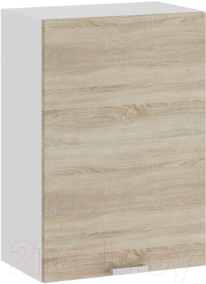 Шкаф навесной для кухни ТриЯ Гранита 1В5 (белый/дуб сонома) - фото