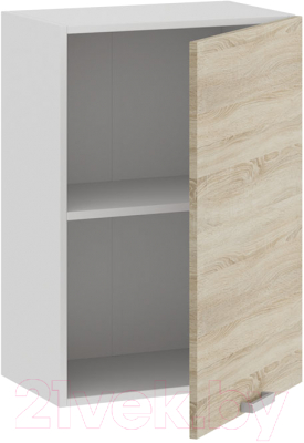 Шкаф навесной для кухни ТриЯ Гранита 1В5 (белый/дуб сонома)