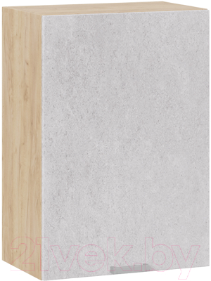 Шкаф навесной для кухни ТриЯ Гранита 1В5 (дуб крафт золотой/бетон снежный) - фото