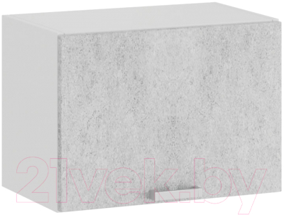 Шкаф под вытяжку ТриЯ Гранита 1В5Г (белый/бетон снежный) - фото