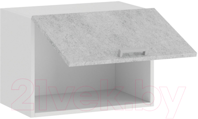 Шкаф под вытяжку ТриЯ Гранита 1В5Г (белый/бетон снежный)