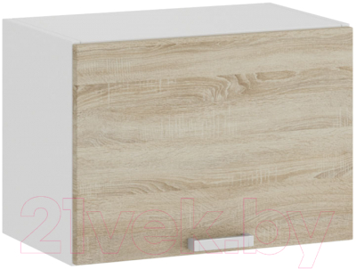 Шкаф под вытяжку ТриЯ Гранита 1В5Г (белый/дуб сонома) - фото