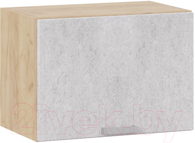Шкаф под вытяжку ТриЯ Гранита 1В5Г (дуб крафт золотой/бетон снежный) - фото