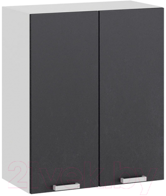Шкаф навесной для кухни ТриЯ Гранита 1В6 (белый/бетон графит) - фото