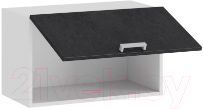 Шкаф под вытяжку ТриЯ Гранита 1В6Г (белый/бетон графит)