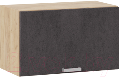 Шкаф под вытяжку ТриЯ Гранита 1В6Г (дуб крафт золотой/бетон графит) - фото