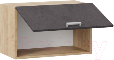 Шкаф под вытяжку ТриЯ Гранита 1В6Г (дуб крафт золотой/бетон графит)