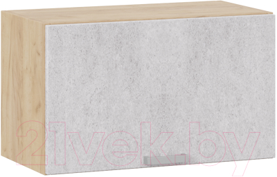 Шкаф под вытяжку ТриЯ Гранита 1В6Г (дуб крафт золотой/бетон снежный) - фото