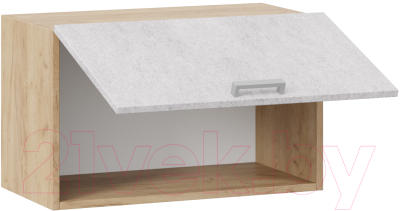 Шкаф под вытяжку ТриЯ Гранита 1В6Г (дуб крафт золотой/бетон снежный)