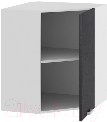 Шкаф навесной для кухни ТриЯ Гранита 1В6У (белый/бетон графит)