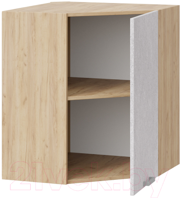 Шкаф навесной для кухни ТриЯ Гранита 1В6У (дуб крафт золотой/бетон снежный)