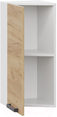 Шкаф навесной для кухни ТриЯ Детройт 1В3Т (белый/дуб крафт золотой)