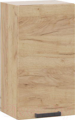 Шкаф навесной для кухни ТриЯ Детройт 1В4 (дуб крафт золотой) - фото