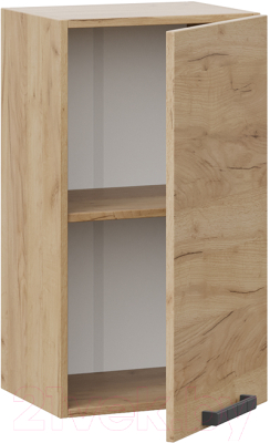 Шкаф навесной для кухни ТриЯ Детройт 1В4 (дуб крафт золотой)