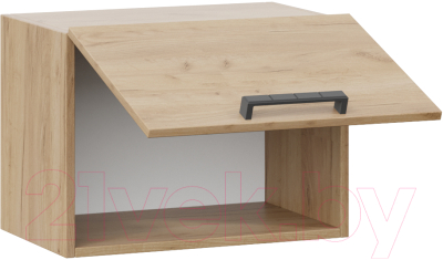 Шкаф навесной для кухни ТриЯ Детройт 1В5Г (дуб крафт золотой)