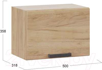 Шкаф навесной для кухни ТриЯ Детройт 1В5Г (дуб крафт золотой)