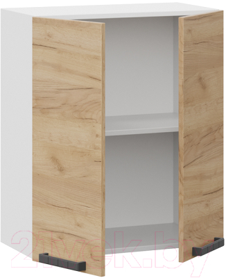 Шкаф навесной для кухни ТриЯ Детройт 1В6 (белый/дуб крафт золотой)