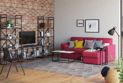 Тумба Loftyhome Мальборк 2 / 1251836 (смоук)