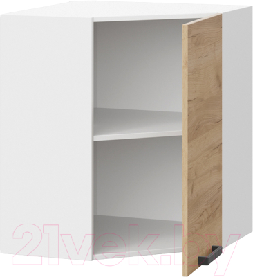 Шкаф навесной для кухни ТриЯ Детройт 1В6У (белый/дуб крафт золотой)