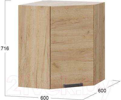 Шкаф навесной для кухни ТриЯ Детройт 1В6У