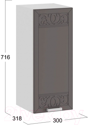 Шкаф навесной для кухни ТриЯ Долорес 1В3