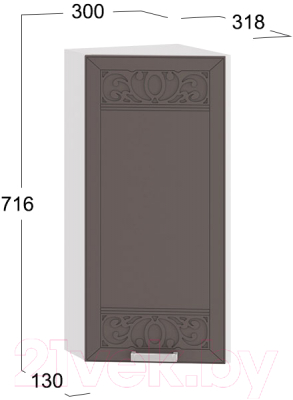 Шкаф навесной для кухни ТриЯ Долорес 1В3Т