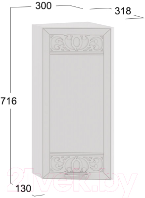 Шкаф навесной для кухни ТриЯ Долорес 1В3Т
