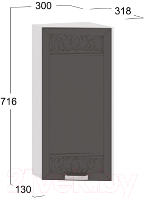 Шкаф навесной для кухни ТриЯ Долорес 1В3Т