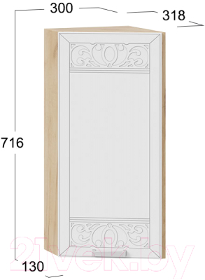 Шкаф навесной для кухни ТриЯ Долорес 1В3Т