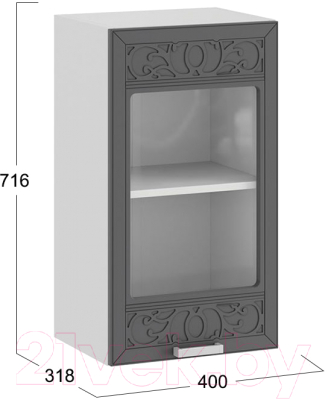 Шкаф навесной для кухни ТриЯ Долорес 1В4С