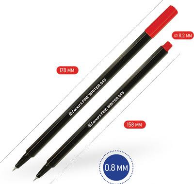 Набор лайнеров Luxor Writer 045 / 15300/20JAR