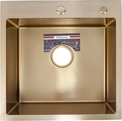 Мойка кухонная Gerhans K35050G - фото