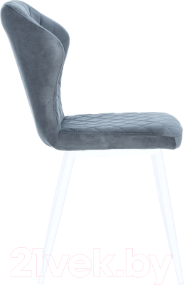 Стул Импэкс Leset Шейл (белый/велюр серый)