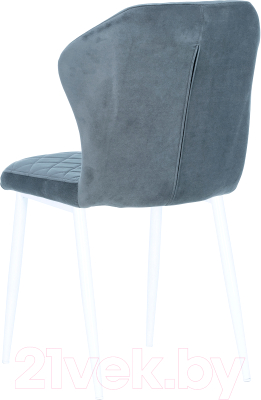 Стул Импэкс Leset Шейл (белый/велюр серый)