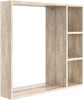 Шкаф с зеркалом для ванной Onika Тимбер 70.00 (207045) - фото