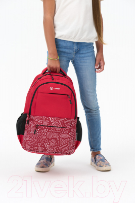 Школьный рюкзак Torber Class X / T2602-22-RED (красный)