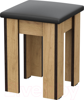 Табурет NN мебель №1 (дуб золотой) - фото