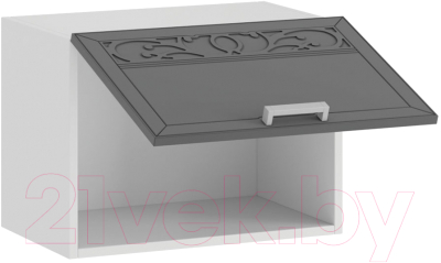 Шкаф навесной для кухни ТриЯ Долорес 1В5Г (белый/титан)