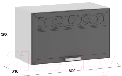 Шкаф навесной для кухни ТриЯ Долорес 1В6Г