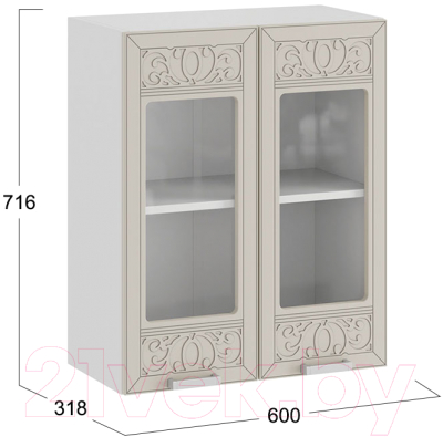 Шкаф навесной для кухни ТриЯ Долорес 1В6С