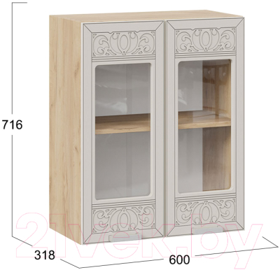 Шкаф навесной для кухни ТриЯ Долорес 1В6С