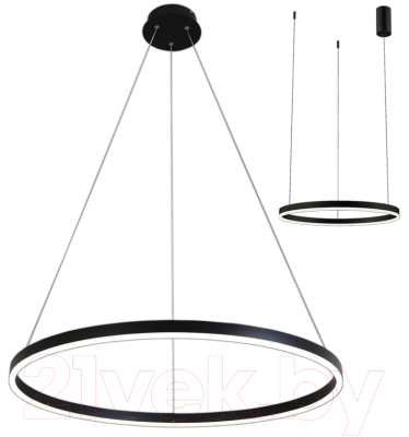 Потолочный светильник Kinklight Тор 0821319 3000K (черный) - фото