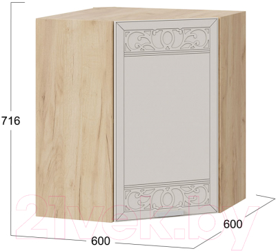 Шкаф навесной для кухни ТриЯ Долорес 1В6У