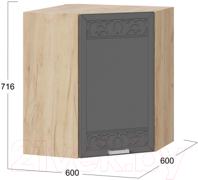 Шкаф навесной для кухни ТриЯ Долорес 1В6У