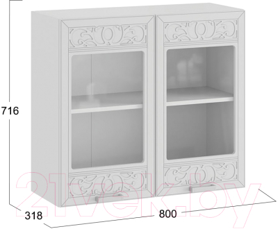 Шкаф навесной для кухни ТриЯ Долорес 1В8С