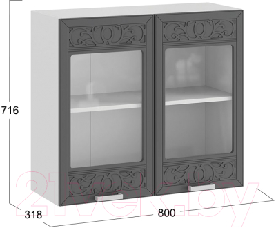 Шкаф навесной для кухни ТриЯ Долорес 1В8С