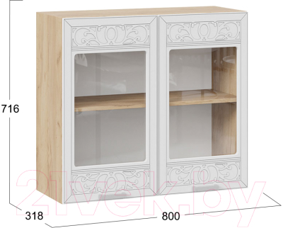 Шкаф навесной для кухни ТриЯ Долорес 1В8С